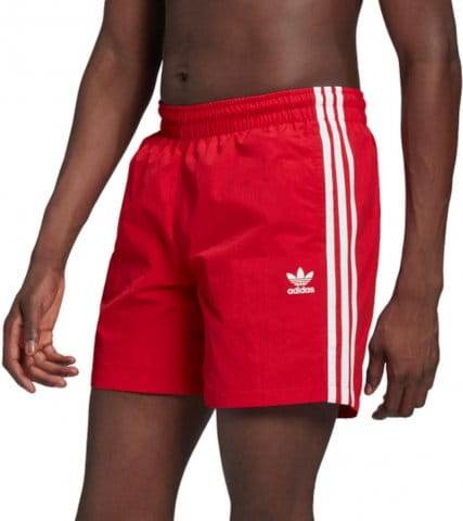 adidas 3 stripe swim trunks