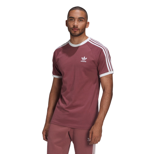 white and maroon adidas shirt