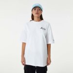 New Era Character Graphic Oversized White T-Shirt